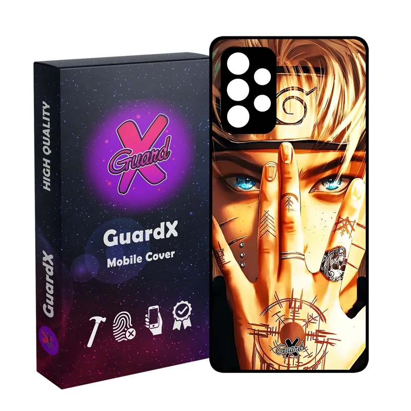 کاور گارد ایکس طرح Naruto Anime مدل Glass10452 مناسب برای گوشی موبایل سامسونگ Galaxy A32 4G