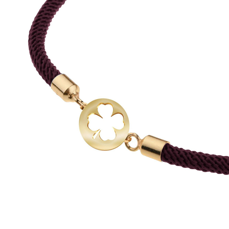 دستبند طلا 18 عیار زنانه مدوپد مدل گل کد D11-10487