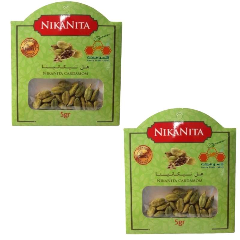 هل سبز درجه یک نیکانیتا -5 گرم بسته 2 عددی