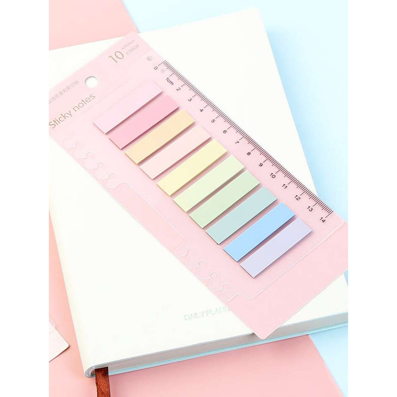 کاغذ یادداشت چسب دار مدل Filing Tabs on Ruler بسته 200 عددی