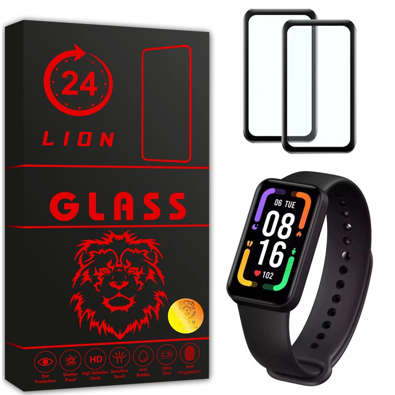 محافظ صفحه نمایش لاین مدل RT007 مناسب برای ساعت هوشمند شیائومی Redmi Smart Band Pro بسته دو عددی