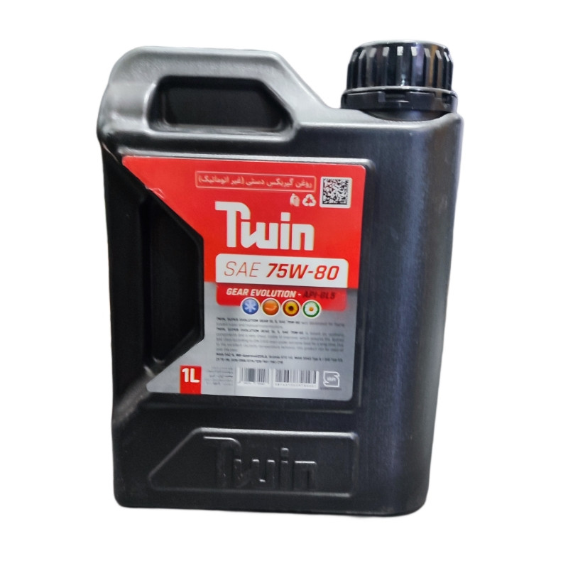 روغن دنده تویین مدل 75W-80 حجم 1 لیتر