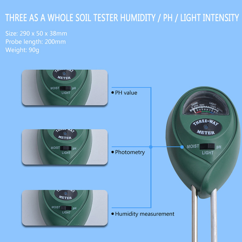 رطوبت سنج و PH سنج و نور سنج مدل Analog