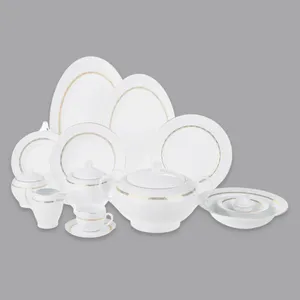 سرویس غذاخوری 102 پارچه 12 نفر چینی زرین ایران مدل Hadiye سری ایتالیا اف درجه یک