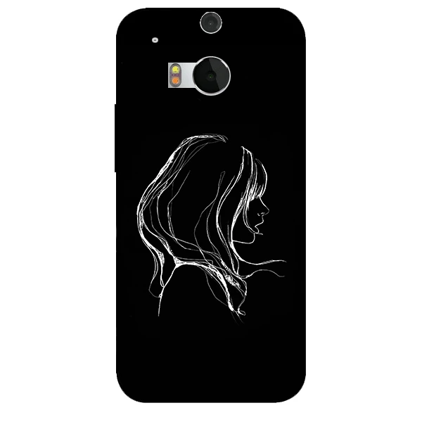 کاور مگافون طرح دخترانه مدل 7766 مناسب برای گوشی موبایل اچ تی سی One M8