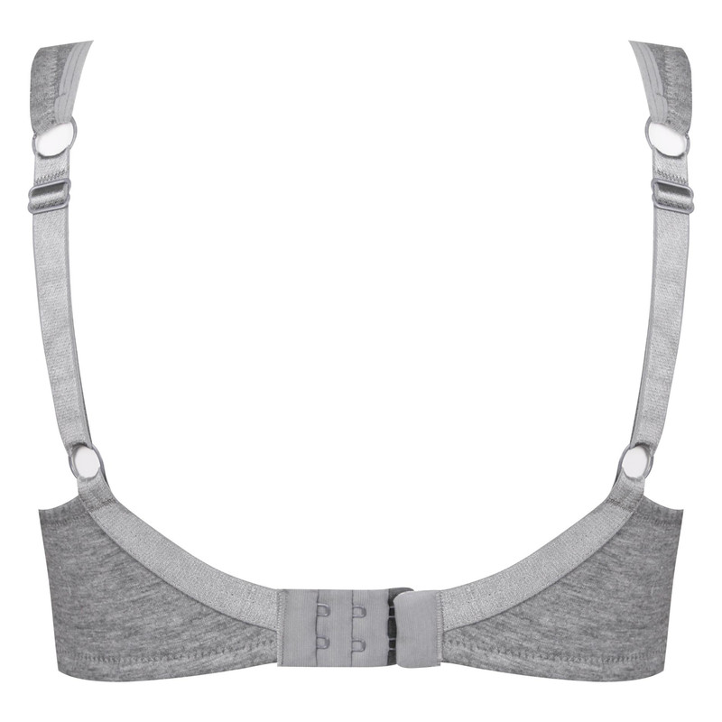 سوتین زنانه اما مدل بدون فنر کد 4928-4100 رنگ خاکستری روشن