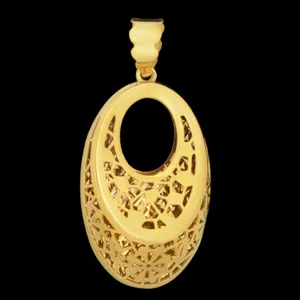 آویز گردنبند طلا 18 عیار زنانه طلای مستجابی کد 3687