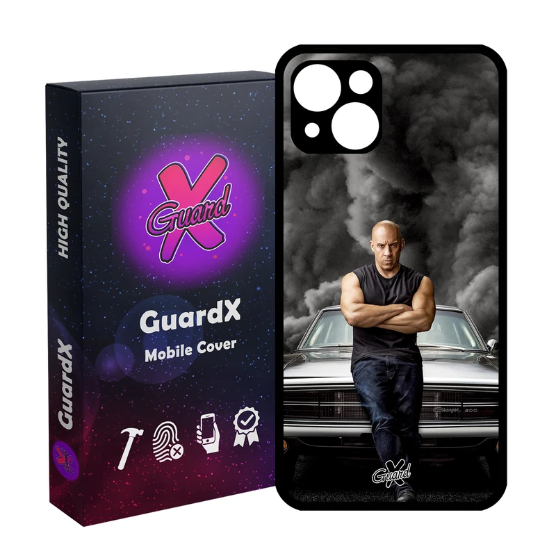 کاور گارد ایکس طرح Vin Diesel مدل Glass10183 مناسب برای گوشی موبایل اپل iPhone 13