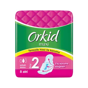 نوار بهداشتی اورکید مدل Maxi بسته 8 عددی