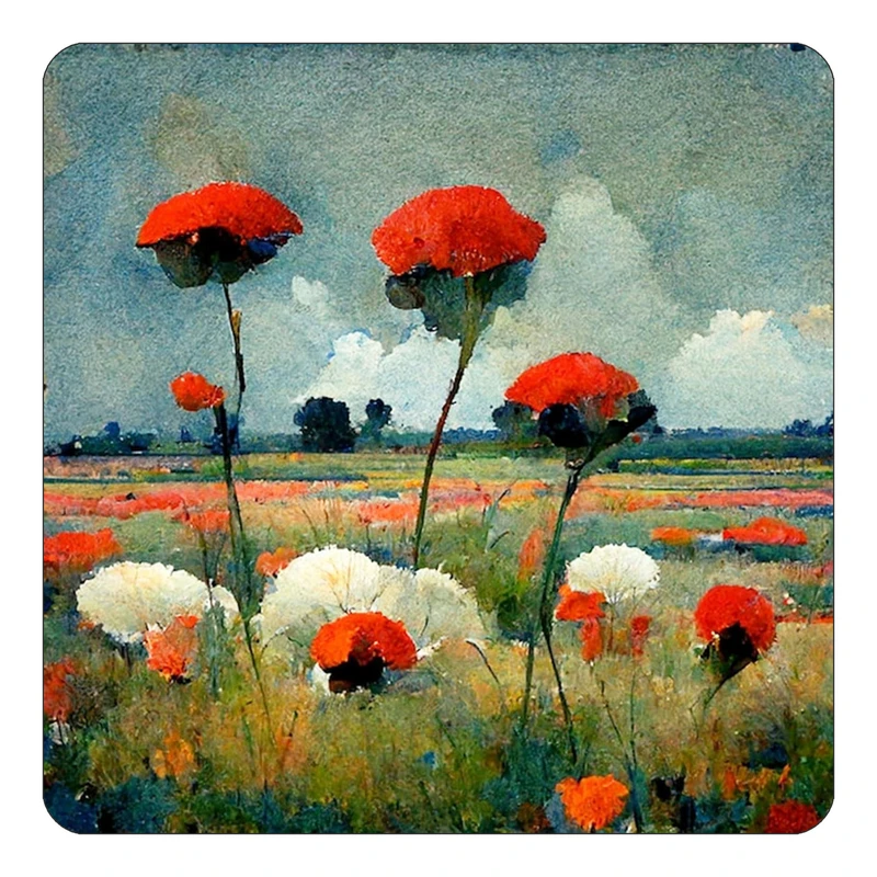 مگنت کاکتی طرح نقاشی رنگ روغن مدل mp69752