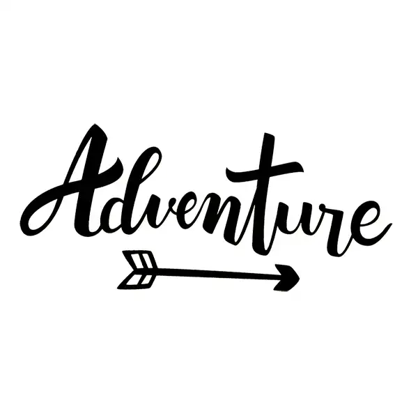 استیکر پارچه و لباس مدل ادونچر کد 10