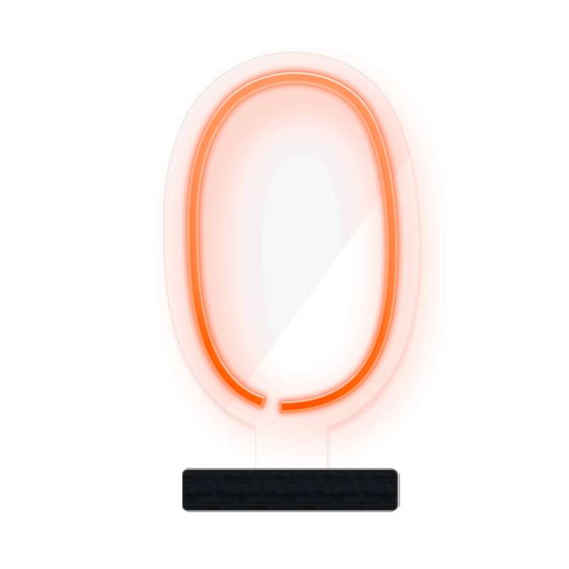 چراغ رومیزی ریموت دار مدل ZERO-GL_ORG-GLASS