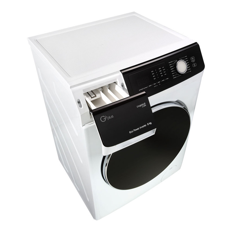 ماشین لباسشویی جی پلاس مدل GWM-M8540W ظرفیت 8 کیلوگرم