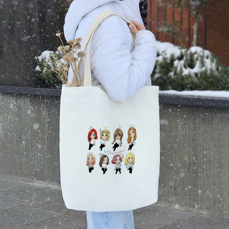 ساک خرید خندالو مدل گروه موسیقی Girls`Generation کد 2114