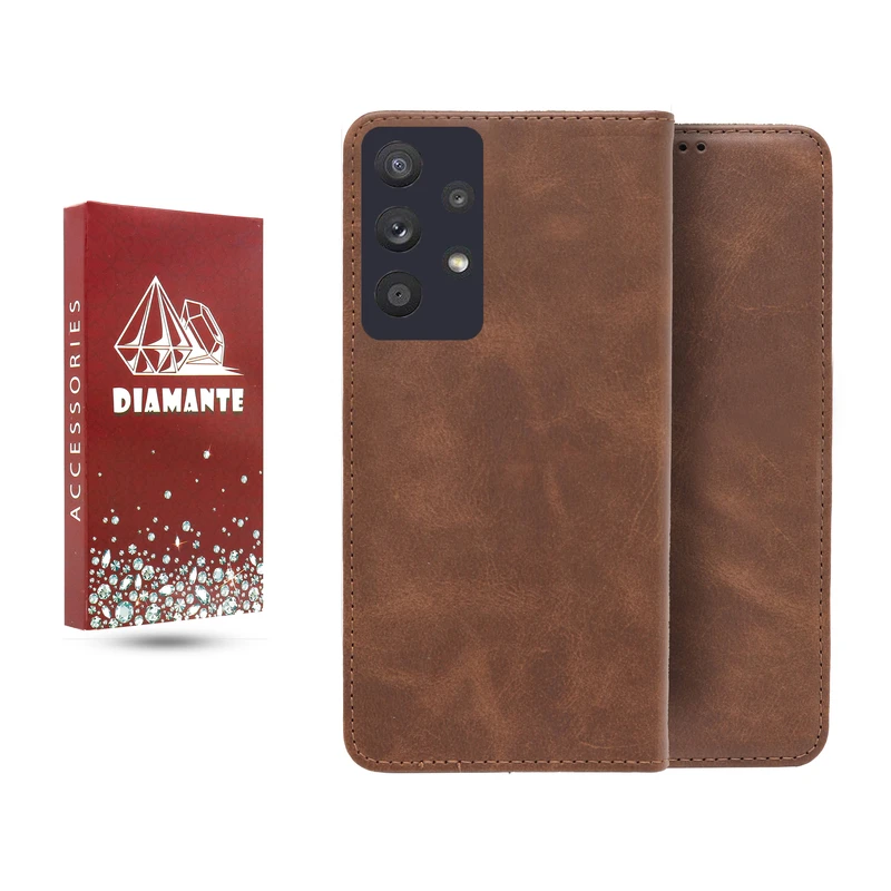کیف کلاسوری دیامانته مدل قفل مگنتی مناسب برای گوشی موبایل سامسونگ Galaxy A32 4G