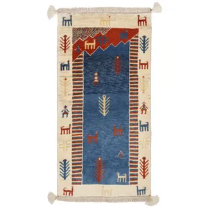 گبه دستباف یک متری سی پرشیا کد 171583