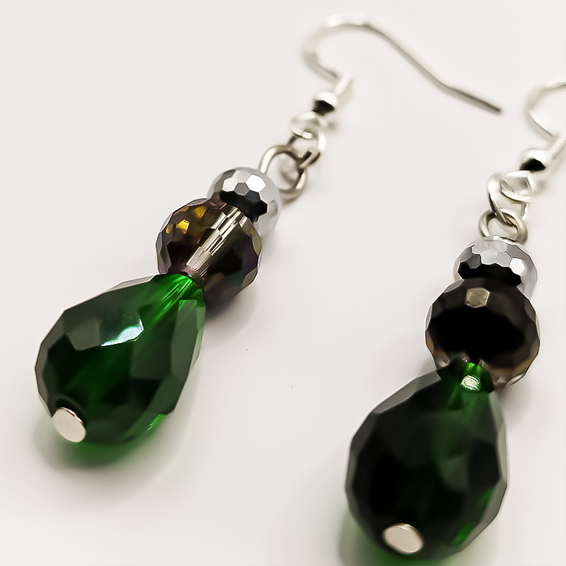 گوشواره نقره زنانه مدل کاژه