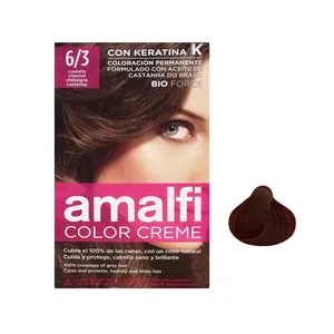 کیت رنگ مو آمالفی شماره 6/3 حجم 50 میلی لیتر رنگ شاه بلوطی