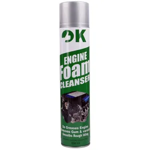 اسپری فوم تمیز کننده موتورخودرو اوکی مدل Foam Cleanser حجم 650 میلی لیتر