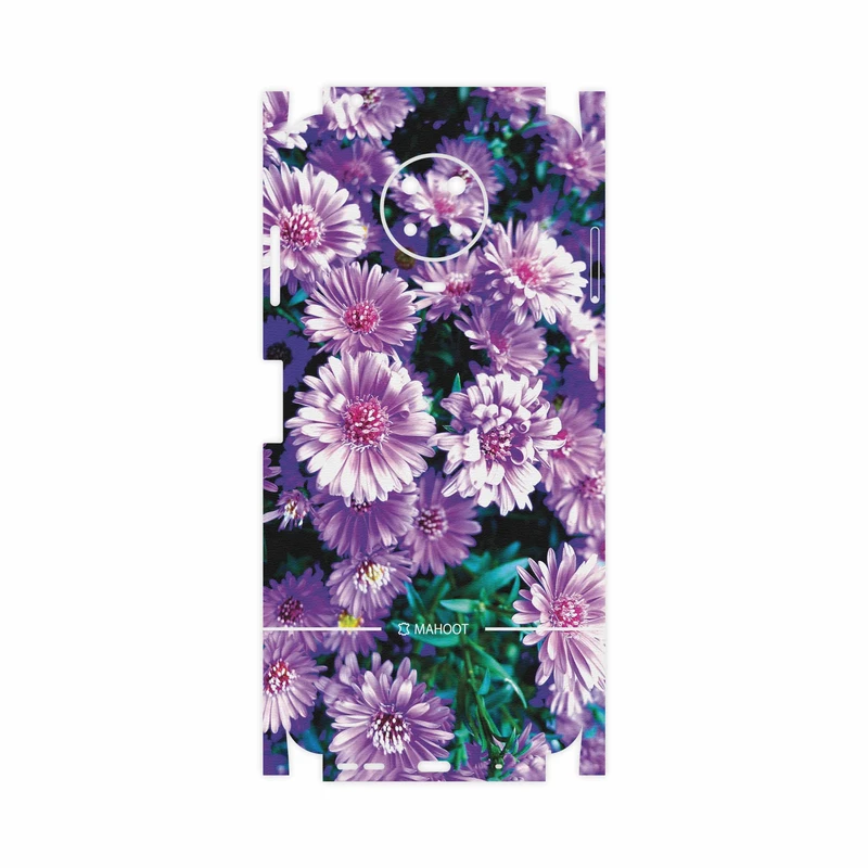 برچسب پوششی ماهوت مدل Purple-Flower-FullSkin مناسب برای گوشی موبایل نوکیا G20