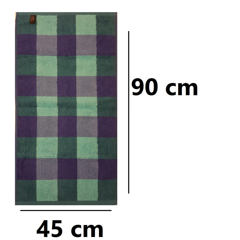 حوله دستی برق لامع مدل کاترین کد 1213سایز 90×45 سانتی متر