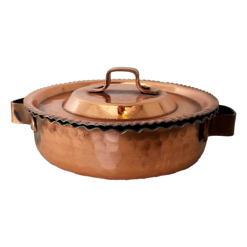 ماهیتابه مسی مدل سیسمونی کد 1