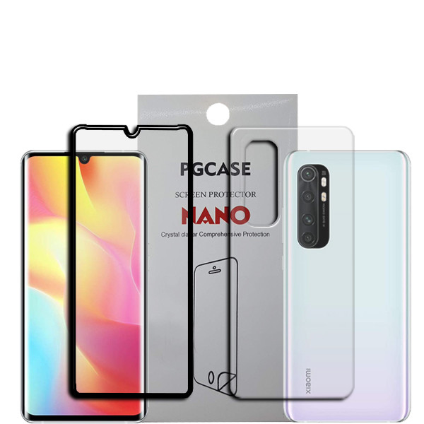 محافظ صفحه نمایش سرامیکی مدل Star Max مناسب برای گوشی موبایل شیائومی MI Note 10 به همراه محافظ پشت گوشی