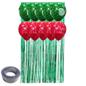 مجموعه 12 عددی تم مستر تم طرح پرده متالایز کریسمس پلاس