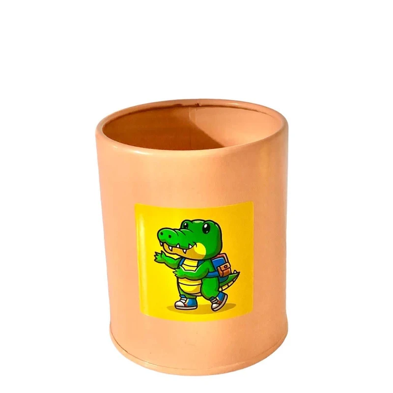 جامدادی رومیزی مدل فلزی پاستلی -تمساح فانتزی 