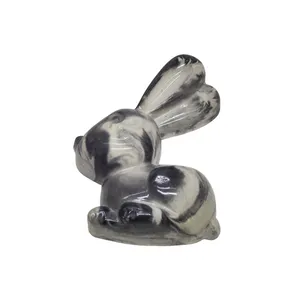 مجسمه مدل دکوری سنگی طرح خرگوش کد K-254