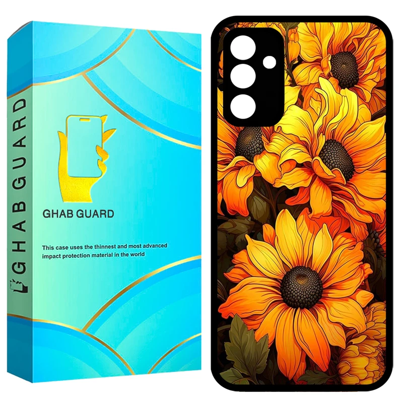 کاور قاب گارد طرح آفتاب گردان مدل GCHPA34 مناسب برای گوشی موبایل سامسونگ Galaxy A34 5G 