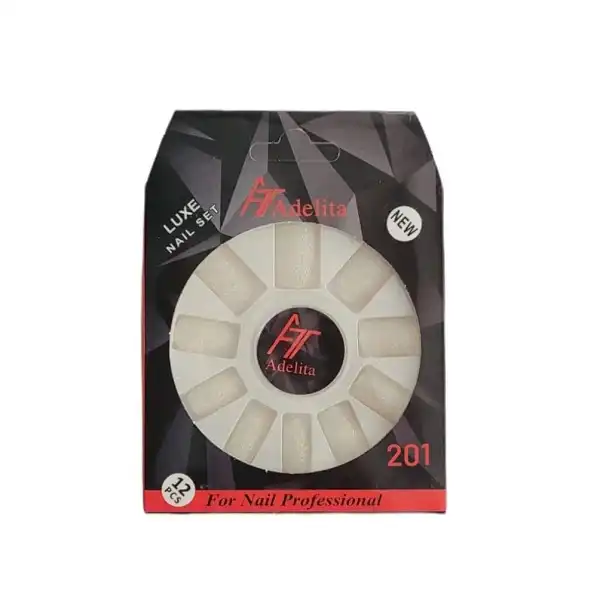 ناخن مصنوعی آدلیتا مدل G-201 بسته 12 عددی