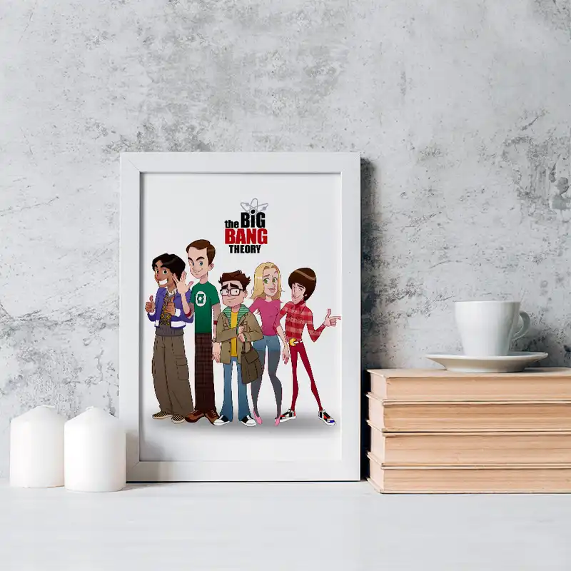 تابلو خندالو مدل سریال تئوری بیگ بنگ The Big Bang Theory کد 13301