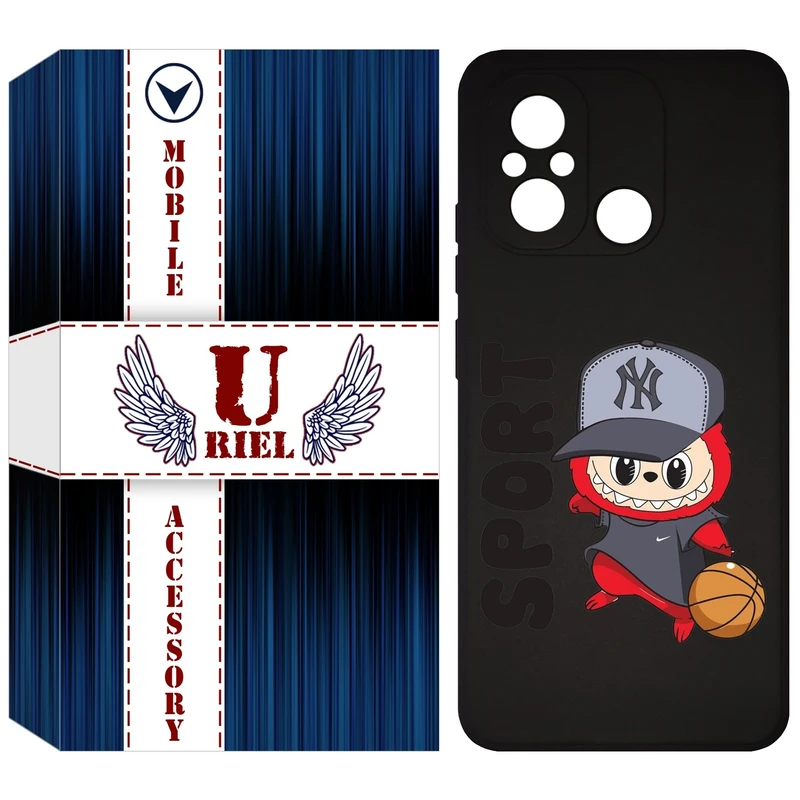 کاور یوریل قاب مدل KSH کد 148 طرح عروسک لبوبو مناسب برای گوشی موبایل شیائومی Redmi 12C