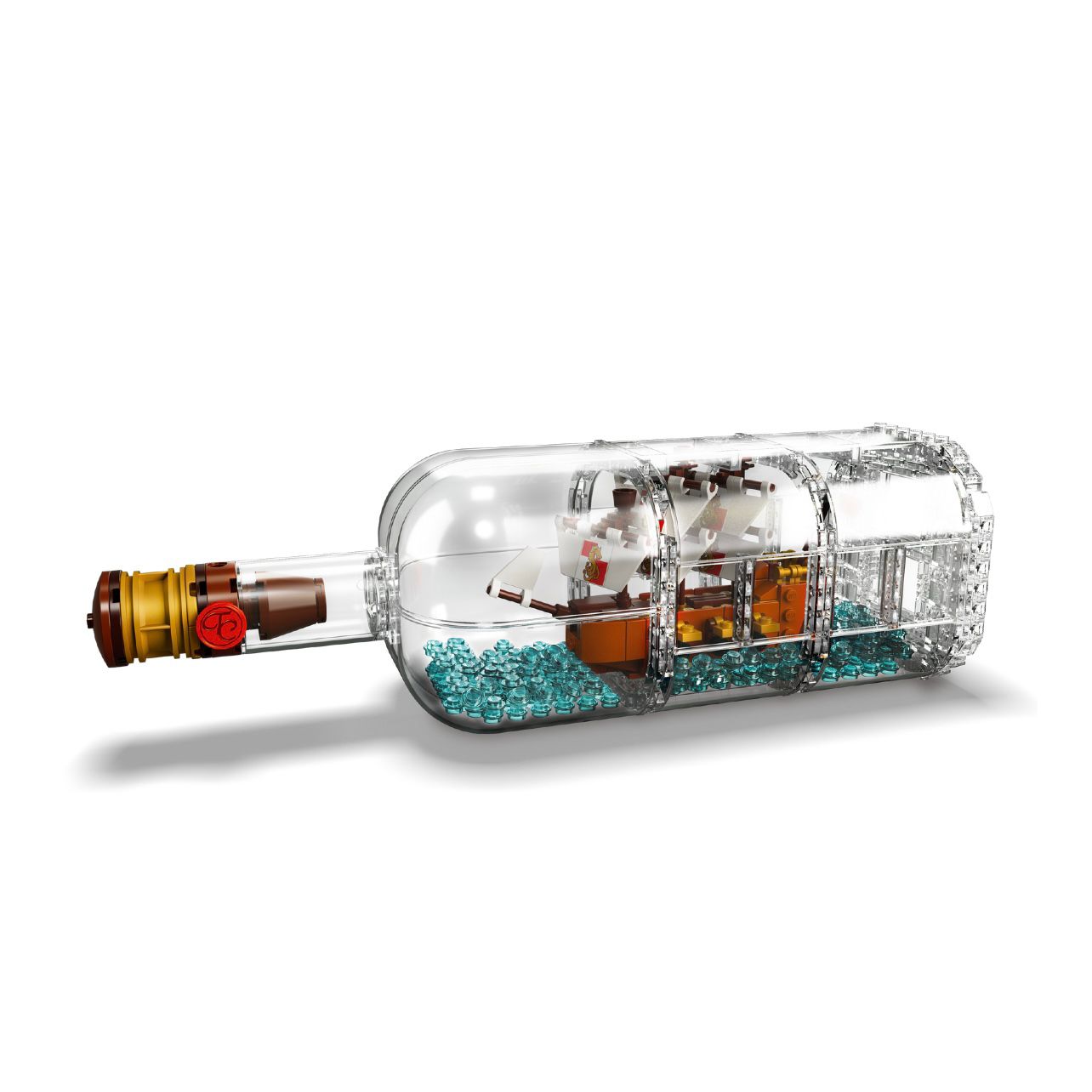 لگو مدل کشتی درون یک بطری سری ایده کد 92177