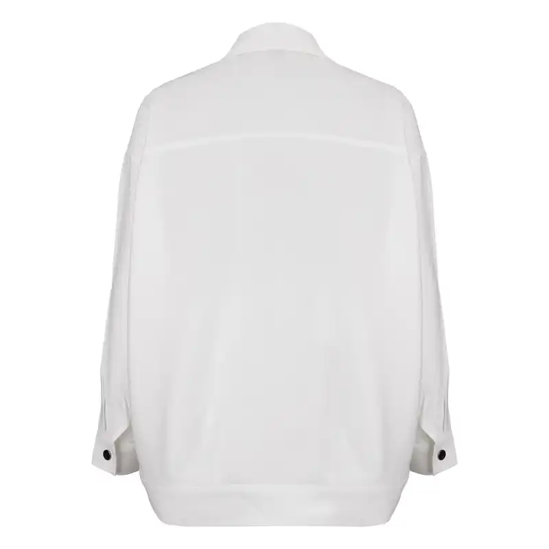 کت زنانه سرژه مدل 232128 رنگ شیری