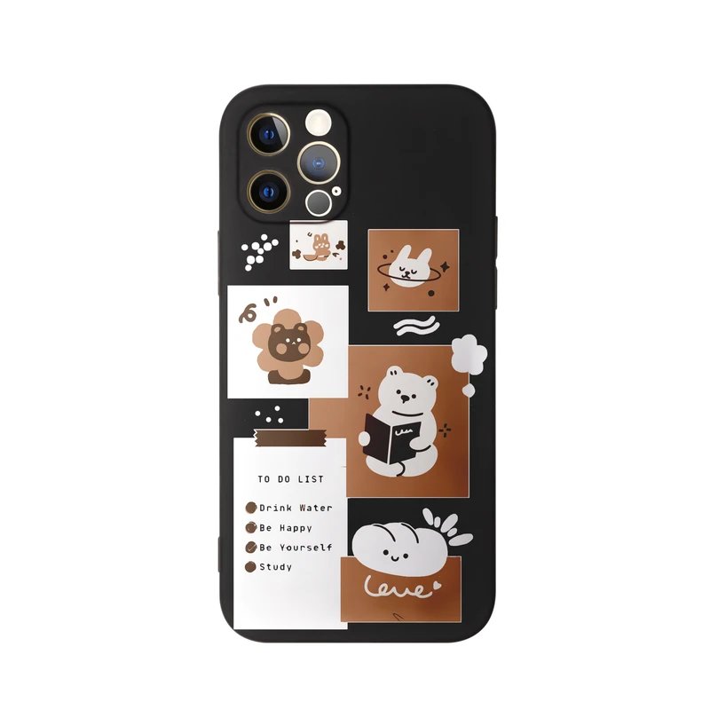 کاور طرح روزمرگی خرس کد f4108 مناسب برای گوشی موبایل اپل iphone 11 Pro Max