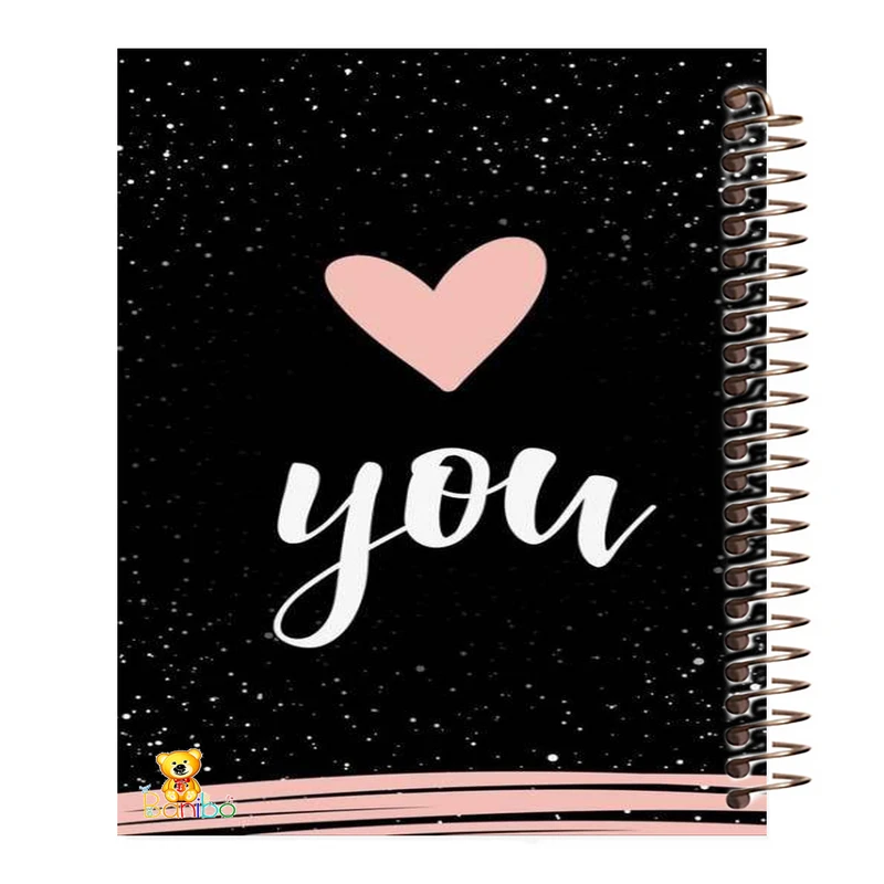 دفتر مشق 100 برگ سیمی بانیبو مدل love کد H 395