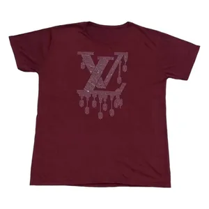 تی شرت آستین کوتاه زنانه مدل نگین دار