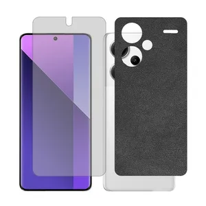 Glass Together model matte Screen Protector Suitable for Xiaomi Redmi Note 13 Pro Plus Mobile Phone with Back cover sticker