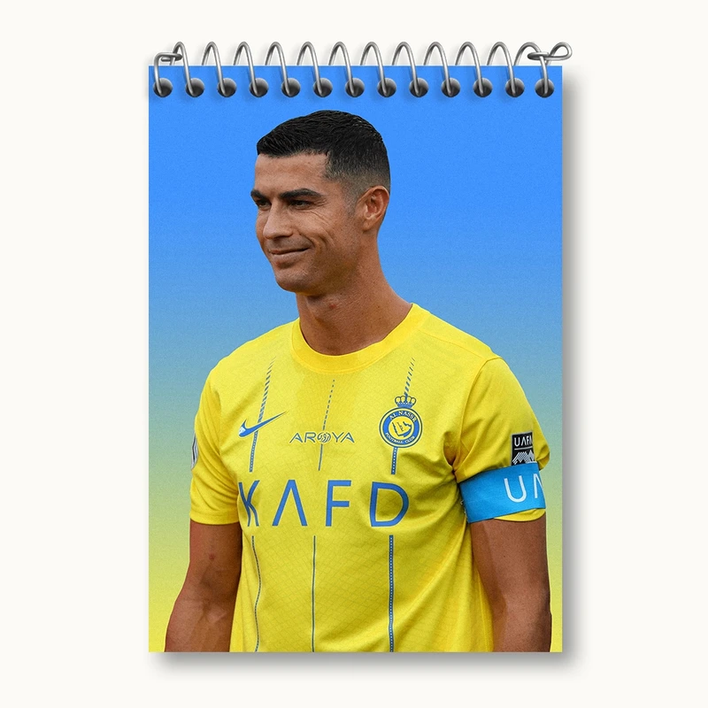 دفتر یادداشت 50 برگ خندالو مدل کریستیانو رونالدو کد 36393