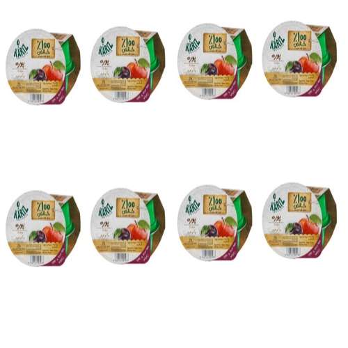 پوره سیب و آلو قرمز کاریز - بسته 16 عددی