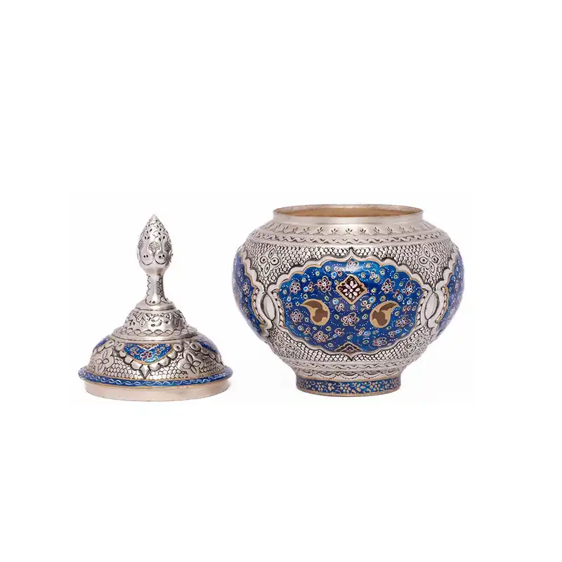 قندان قلمزنی طرح مینیاتور کد M040