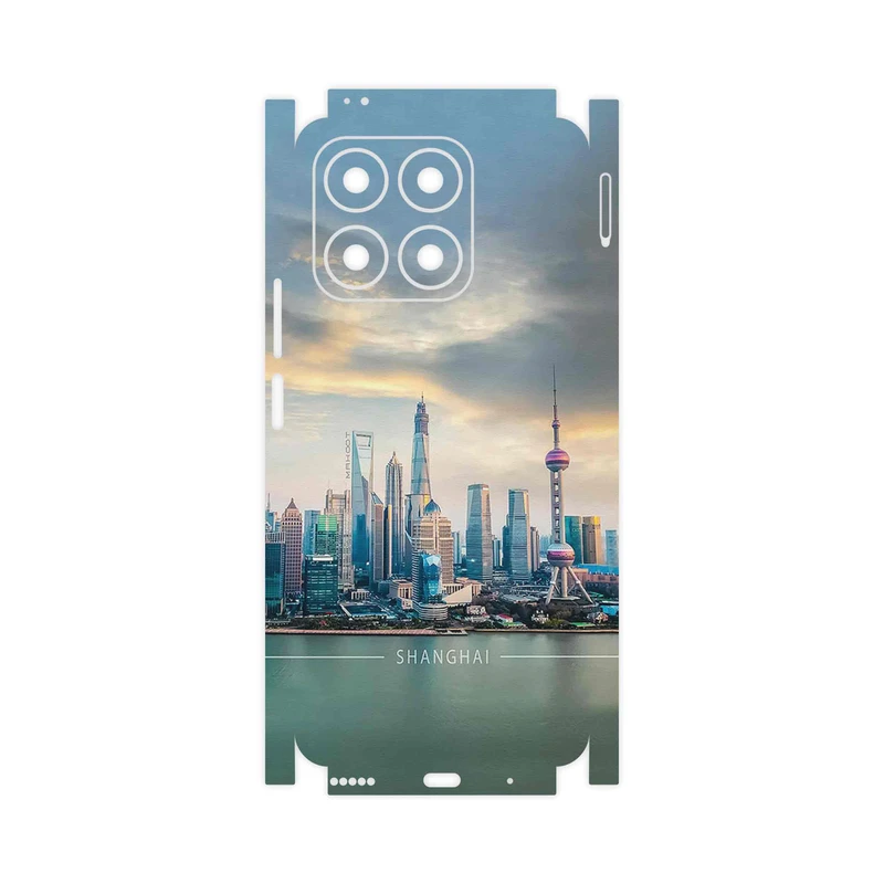 برچسب پوششی ماهوت مدل Shanghai_City-FullSkin مناسب برای گوشی موبایل آنر X8a