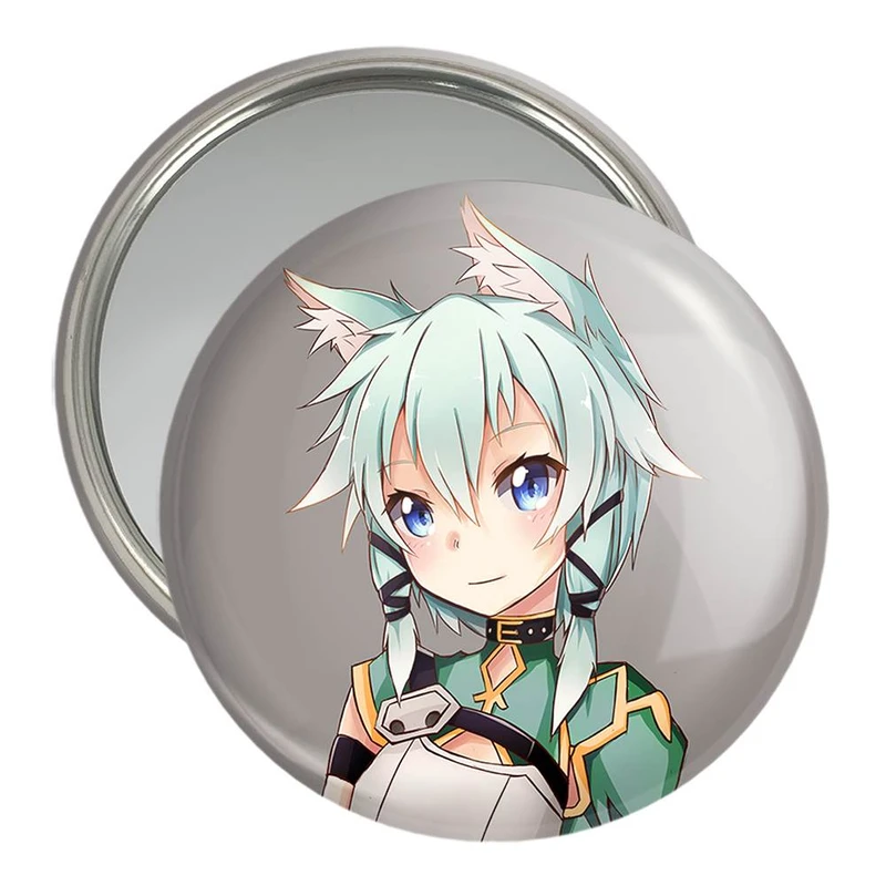 آینه جیبی خندالو مدل سینون انیمه هنر شمشیر زنی آنلاین  کد 10128