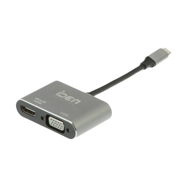 مبدل USB-C به HDMI /VGA ایده مدل 002 مبدل USB-C به HDMI /VGA ایده مدل 002