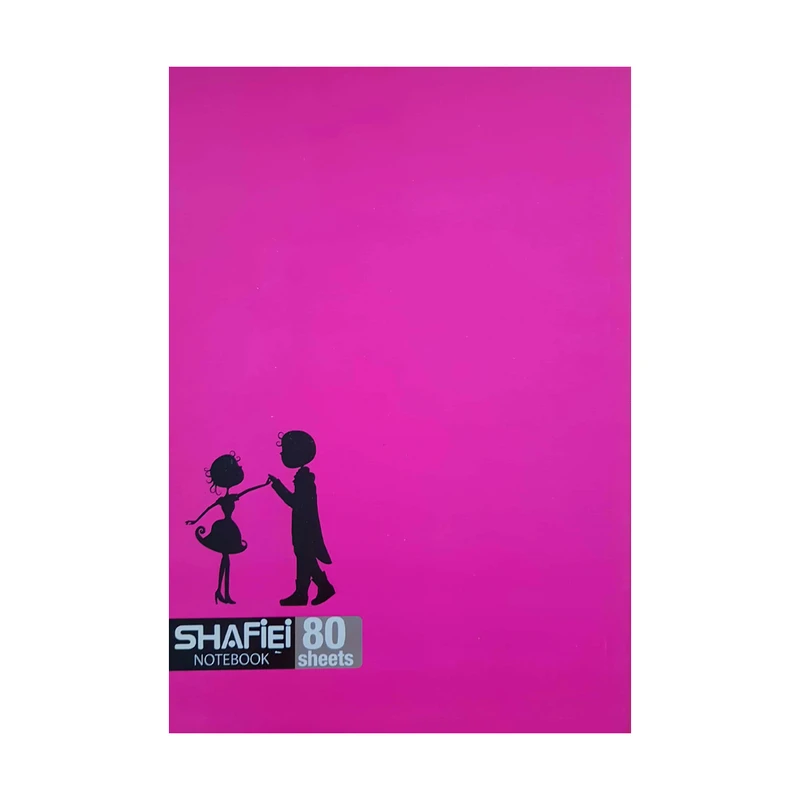 دفتر 80 برگ شفیعی طرح آدمک کد 15 3