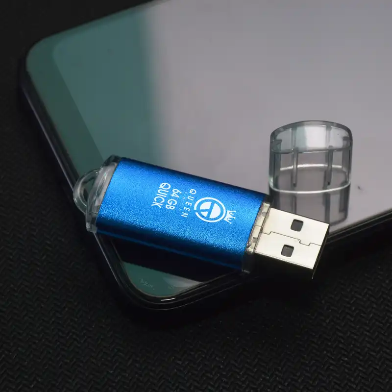 فلش مموری کوئین تک مدل QUICK PLUS ظرفیت 64 گیگا بایت همراه با مبدل MicroUSB OTG