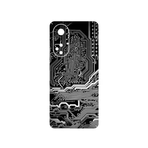 MAHOOT Black_Printed_Circuit_Board Cover Sticker for Oppo A98