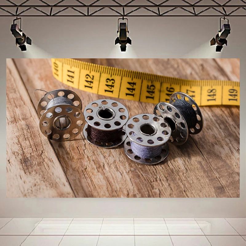 تابلو بوم طرح مخمل مدل ماکو و متر چرخ خیاطی کد AR302633